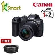 Canon EOS R7 Mirrorless Camera (Body) / 18-150mm Kit + Canon EF EOS R adaptor (Canon Malaysia Warranty)