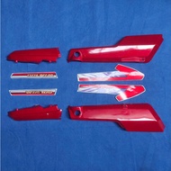 Win100 car fairing, red honda win100 side cover, 96 year old, rain stamp