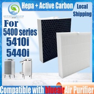 Replacement Compatible with blueair DustMagnet 5410i 5400 5440i air purifier Filter HEPA&Active Carb