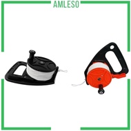 [Amleso] Orange Scuba Diving Wreck Cave Dive SMB Reel 150ft Line Kayak Anchor