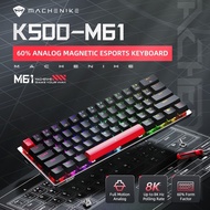 Machenike K500 M61 Magnetic Switch Mechanical Keyboard 8000Hz Polling Rate RBT Wired Gaming Keyboard