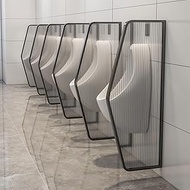 Wall-Mounted Stainless Steel Men's Urinal Privacy Screen,Men Restroom Urinal Privacy Screen Toilet B