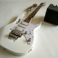 PAKET GITAR LISTRIK IBANEZ JEM FLOWER WHITE AMPLY DAN JACK-Versace07