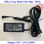 Sạc Laptop ASUS 19V - 2.37A / 3.42A chân Nhỏ 4.0x1.35mm - đường kính đầu sạc 4mm - công suất 45W 65W