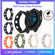 Garmin Forerunner 965 / FR965 Sarung Half TPU - No Screen + PERCUMA Anti‑Dust Cover
