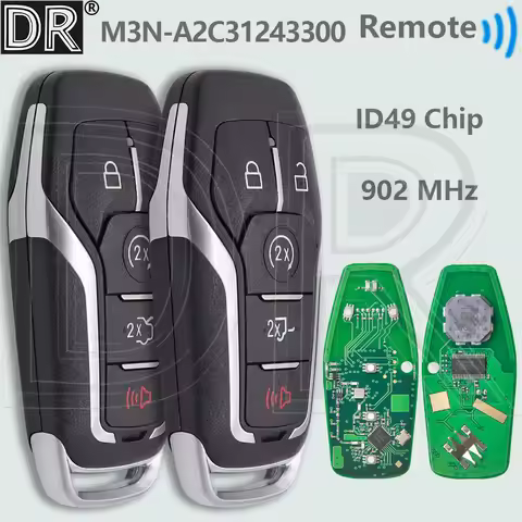 DR M3N-A2C31243300 7812A-A2C31243300 902MHz ID49 Chip Proximity Car Remote Key For Ford Explorer Mus