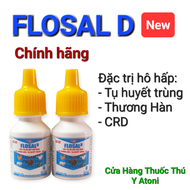 Date mới 2026 Lọ 10ml FLOSAL-D Hô Hấp Phổ Rộng Hiệu Quả Cho Gà Chọi Chim Cảnh
