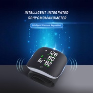 Rechargeable Voice Sphygmomanometer Fully Automatic Digital Heart Rate Wrist Blood Pressure Monitor 