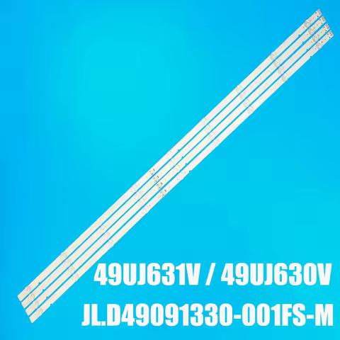 LED strip backlight for 49" TV 49UJ630V 49UJ631V 49UJ634V-ZD JL.D49091330-001FS-M SDL490W0 (LD0-B11)