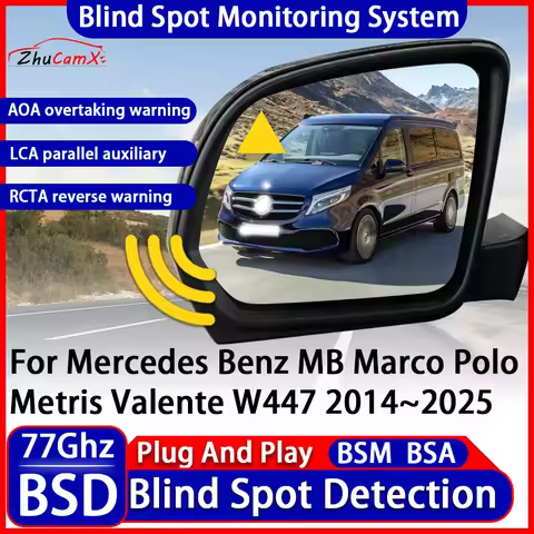 BSD Blind Spot Detection Monitoring Warning System Lane Assistance For Mercedes Benz MB Marco Polo M
