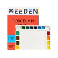 Meeden Studio Porcelain Palette 18 Wells Dual Ceramic Palette Design
