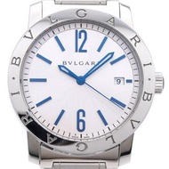 近全新 BVLGARI BVLGARI BVLGARI Date BB39S 自動腕錶，精鋼銀色錶殼 (0198) [二手] BVLGARI男士腕錶