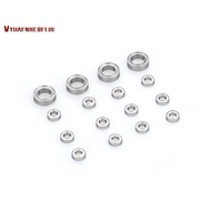 16PCS Steel Bearing 3X6X2mm 6X10X3mm for  C14 C24 B36 MN D90 MN-90 MN99S RC Car Spare Parts Upgrade 