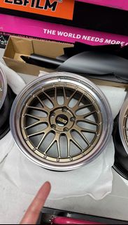 二手正品BBS LM MBZ-BKBD 19吋鍛造拆車鈴 數據前9.5J ET22 後11J ET37 孔距 5X120 大拋邊 MBZ 限量古銅色  適配寶馬F8X M2 M3 M4 E92等
