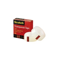 3M Scotch® 透明膠帶 19mmX32.9m / 個 600（紅盒）