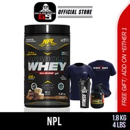NPL Anabolic Whey Protein 27g Protein Halal gH 4lbs(1.8kg)