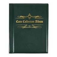 480-Coin Collection Album Euro Coin Collecting Book Pennies Medallions Badges Dollar Organizer
