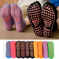 Ready Stock Kids Adults Anti-Slip Sock Trampoline Sock Cotton Breathable Short Socks Sport Boy Girl Ankle Socks