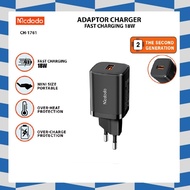 MCDODO Mini Portable Size 18W QC 3.0 Fast Charging Charger Adapter
