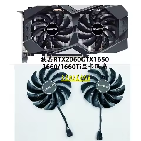 Silent Fan T129215SU for Gigabyte RTX 2060 GTX 1650 1660 1660 Ti Graphics Card Cooling Replacement
