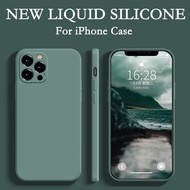 Luxury Silicone Case For iPhone 12 Pro Case Soft Cover For iPhone 11 12 Pro Max Mini Case For iPhone 13 Pro XR XS MAX 7