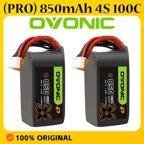 OVONIC 850mAh 4S 100C LiPo Battery Pro Version XT30 for 3inch FPV Drone