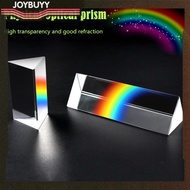 1pc Optical Glass Right Angle Reflecting Triangular Prism for Teaching Light Spectrum Rainbow Prism 