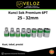 Live Veloz Sok Lock 25-32mm 6PT DR 1⁄2 inch Chrome Vanadium Steel