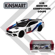 KINSMART 1:38 BMW M8 COMPETITION COUPE KT5425F METAL DIE CAST CAR TOY COLLECTION