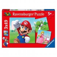 Ravensburger - Super Mario 拼圖3x49片 (平行進口)