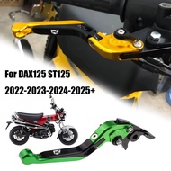 For Dax125 cents 2022-2025 + New Parts CNC 6Speed Retractable Folding Brake Clutch Lever Accessories