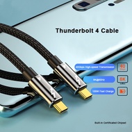 Thunderbolt 4 Cable 8K@60Hz  40Gbps100W USB-C PD Fast Charging Cable Compatible with Thunderbolt 3 / USB4