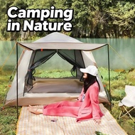 4/6/8 Person Fully Automatic Waterproof Tent - Outdoor Portable Family Camping Tent & Camping Equipm