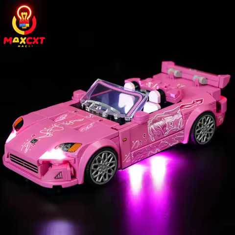 MAXCXT LED Light For LEGO 77241 Speed Champions 2 Fast 2 Furious Honda S2000 DIY Decorative Lamp Not