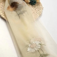 Sunflower Fresh Fabric Mesh Embroidery Embroidery Lace Fabric