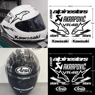 Suitable for motorcycle helmets and plain helmets shoei agv Full-face helmet A Star DIY Scorpio deco