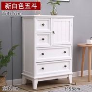 HY-JD Ecological Ikea Solid Wood Chest of Drawers Chest of Drawers Wooden Vintage Living Room Entrance Cabinet Drawer St