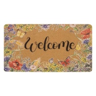Spring Doormat Outdoor Welcome Mat Welcome Floor Mat with Anti-slip Backing Durable and Highly Absor