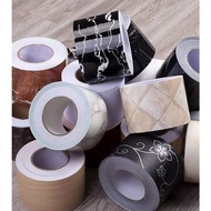 SRF - Wood Motif List 10Cm X 10m Sticker List Border Sticker Wood Grain Motif Wall Sticker Border Li