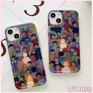 Violet Sent From Thailand Product 1 Baht Used With Iphone 11 13 14plus 15 pro max XR 12 13pro Korean Case 6P 7P 8P Post X 14plus 301