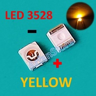 Promo LED 3528 Yellow 580-585nm SMD Chip 1210 Warna Kuning pekat
