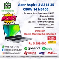 laptop acer aspire 3 a314 35 n5100