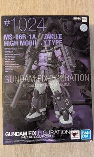 已開 90% 新 GFFMC Gundam Fix Figuration Metal Composite #1024 Zaku II 黑色三連星渣古