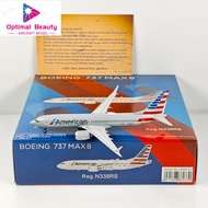 NG Models 88033 1: 400 American Airlines B737MAX8 N338RS Alloy Model