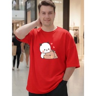 2Y909 [AIYOU] Lelaki Baju T Shirt Men Tshirt XL-5XL   Oversized Men's Tshirt Round Neck Korean Style