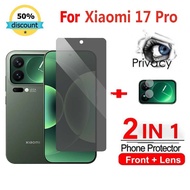 Xiaomi 17 Pro Privacy Tempered Glass For Xiaomi 17 Pro Max Redmi A5 Note 14s 14 13 Pro 14C A3 A2 Plu