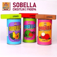Sobella Baby Liptint, Rambutan, Papaya, Watermalon, Rafflesia, Tulip