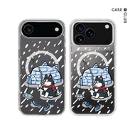 CaseClub Iphone Case Samsung Magnetic Husky Eskimo Pattern For i17 Pro Max/i17 Pro/i17 Air