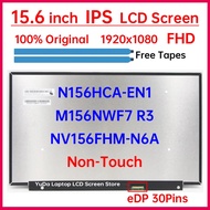 15.6" LCD Screen NV156FHM-N6A N156HCA-EN1 M156NWF7 R3 Display Matrix Panel Replacement 1920x1080 IPS