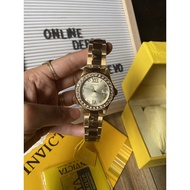 ♞invicta watch gold women